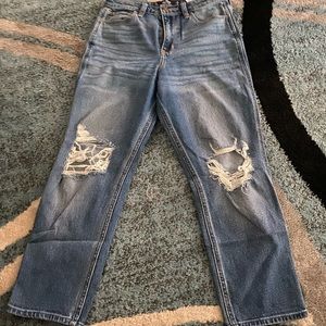 Hollister ultra high rise mom jeans